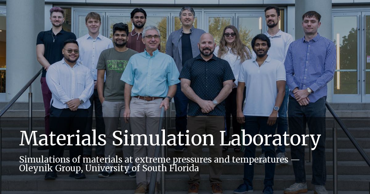 Materials Simulation Laboratory
